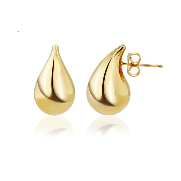 Large Teardrop Stud