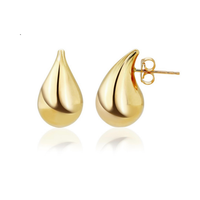 Large Teardrop Stud
