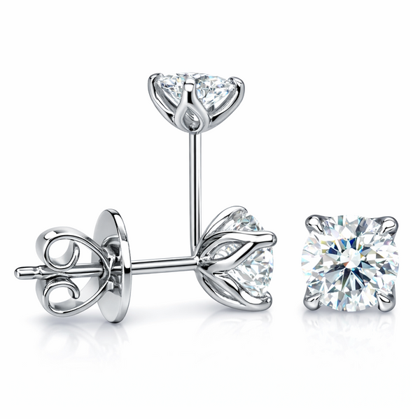 Fleur Diamond Studs