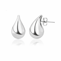 Large Teardrop Stud